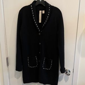 Nick & Mo Long Black Sweater